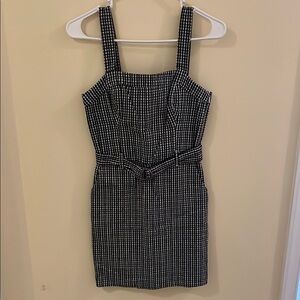 Hollister Mini Black and White Checkered Dress